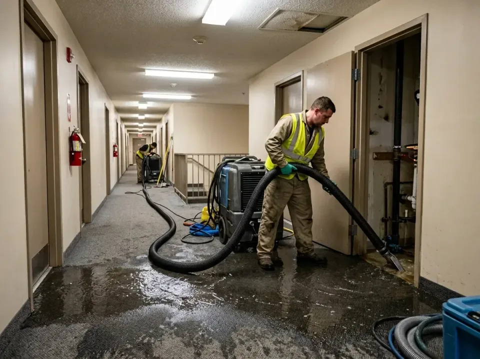 multi-unit-apartment-hallway-f-005 — frequently asked questions, Emergency Burst Pipe Water Extraction & Removal in White Be…